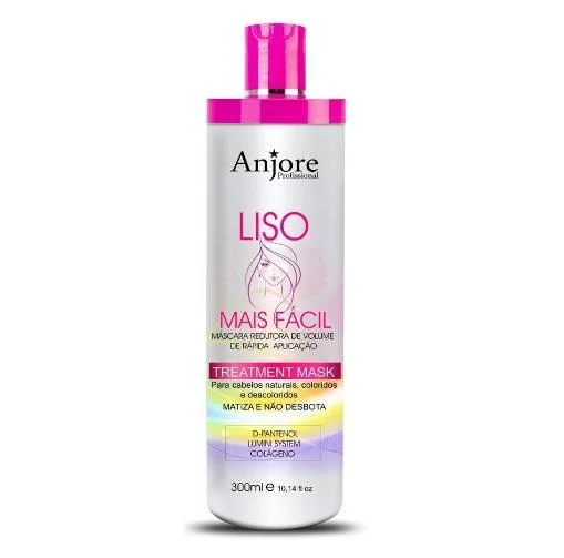 Natural hair care for smooth kinky hair-Progressive Shower Easier Smooth Treatment Volume Reducer Mask 300ml - Anjore