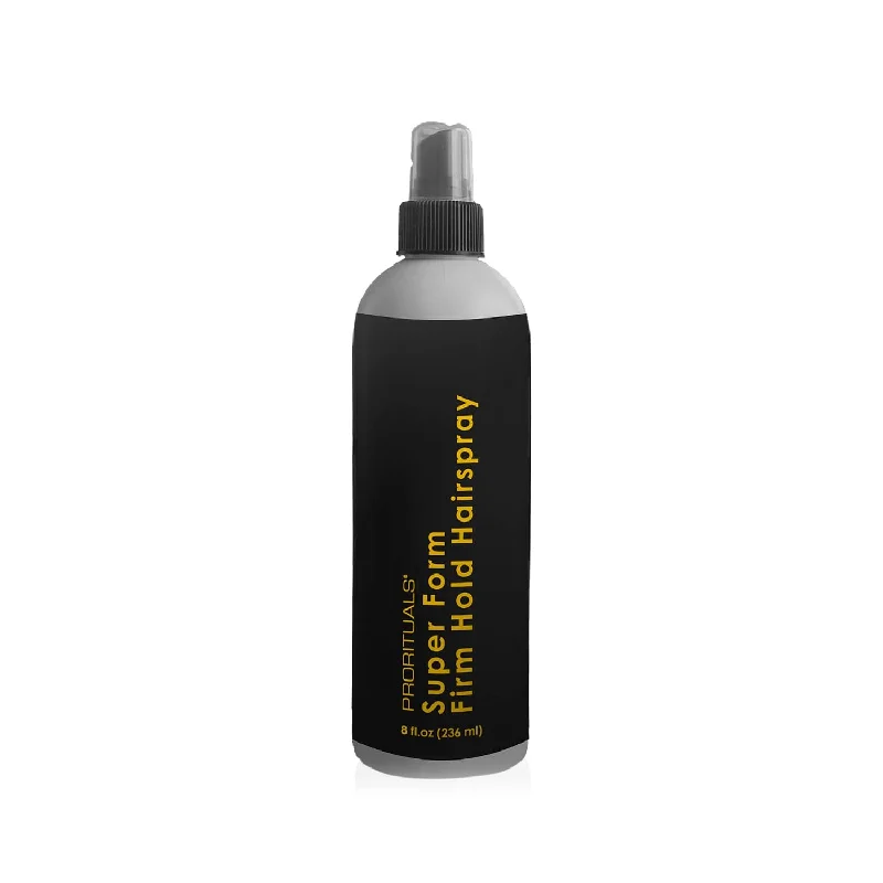 Prorituals Super Form. Firm Hold Non aerosol Hairspray Intro Price