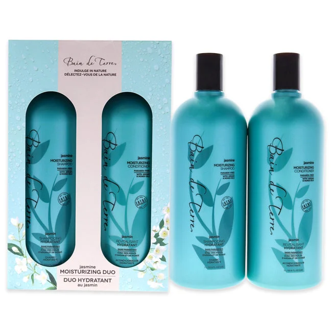 Seal spray-Bain de Terre Jasmine Moisturizing Duo by Bain de Terre for Unisex - 2 x 33.8 oz Shampoo and Conditioner