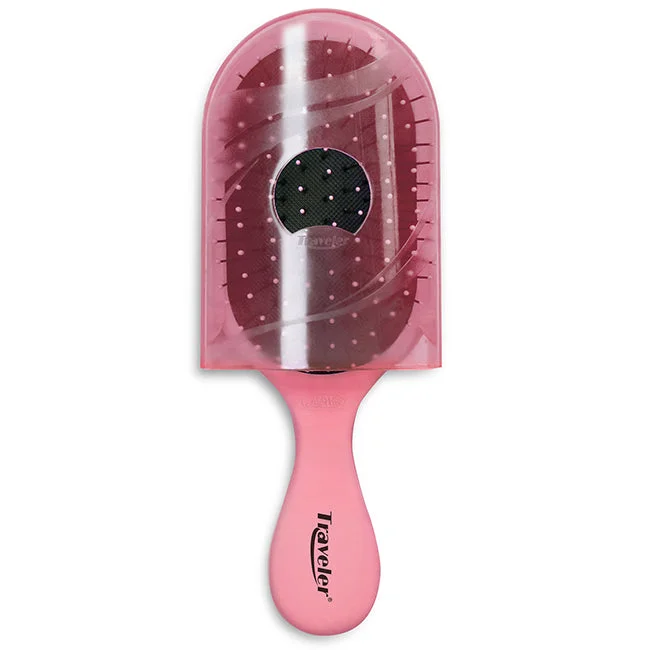 Gloss cream-NuWay 4Hair Dual Patented Traveler Detangling Brush - Pink by NuWay 4Hair for Unisex - 1 Pc Hair Brush