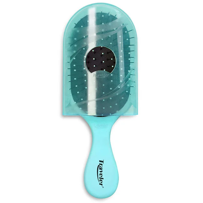 Form cream-NuWay 4Hair Dual Patented Traveler Detangling Brush - Soft Green by NuWay 4Hair for Unisex - 1 Pc Hair Brush