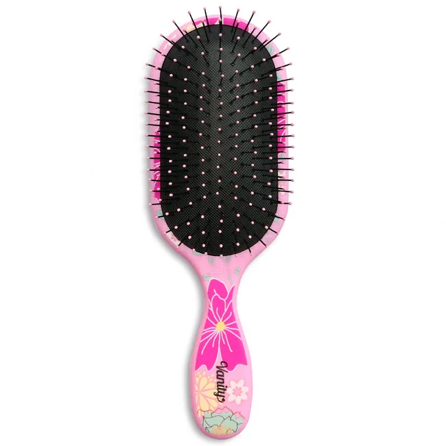 Grit defining cream-NuWay 4Hair Vanity Detangling Brush - Pink Flower by NuWay 4Hair for Unisex - 1 Pc Hair Brush