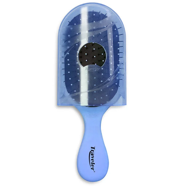 Scalp dew lotion-NuWay 4Hair Dual Patented Traveler Detangling Brush - Blue by NuWay 4Hair for Unisex - 1 Pc Hair Brush