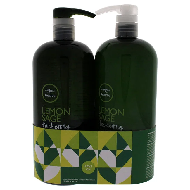 Sun shield mist-Paul Mitchell Tea Tree Lemon Sage Thickening Kit by Tea Tree for Unisex - 2 Pc Kit 33.8 oz Shampoo, 33.8 oz Conditioner