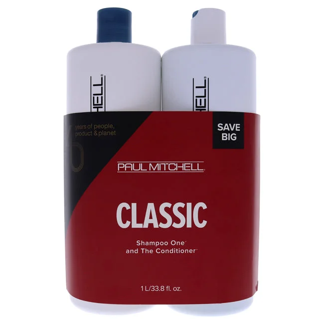 Relaxing lotion-Paul Mitchell Classic Kit by Paul Mitchell for Unisex - 2 Pc Kit 33.8 oz Shampoo One, 33.8 oz The Conditioner