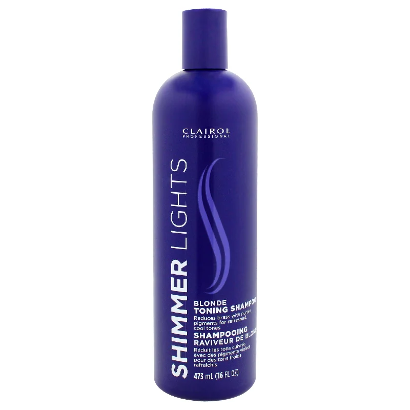 Styling mist-Clairol Shimmer Lights Blonde Toning Shampoo by Clairol for Unisex - 16 oz Shampoo