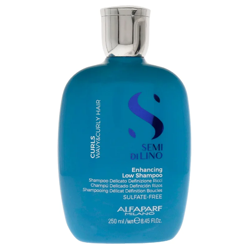 Moldable clay-Alfaparf Milano Semi Di Lino Curls Enhancing Low Shampoo by Alfaparf Milano for Unisex - 8.45 oz Shampoo