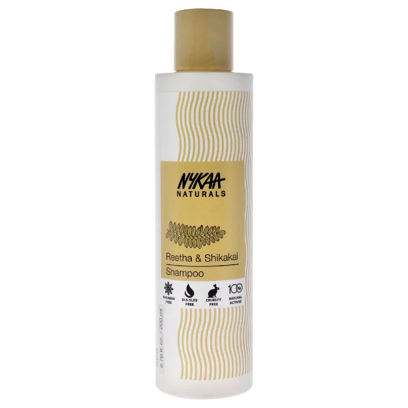 Static calming lotion-Nykaa Naturals Shampoo - Reetha and Shikakai by Nykaa Naturals for Women - 6.76 oz Shampoo