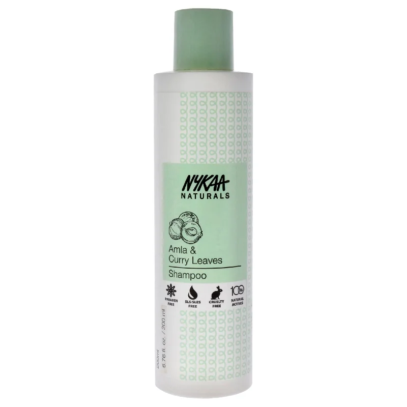 Flake reducing lotion-Nykaa Naturals Shampoo - Amla and Curry Leaves by Nykaa Naturals for Women - 6.76 oz Shampoo