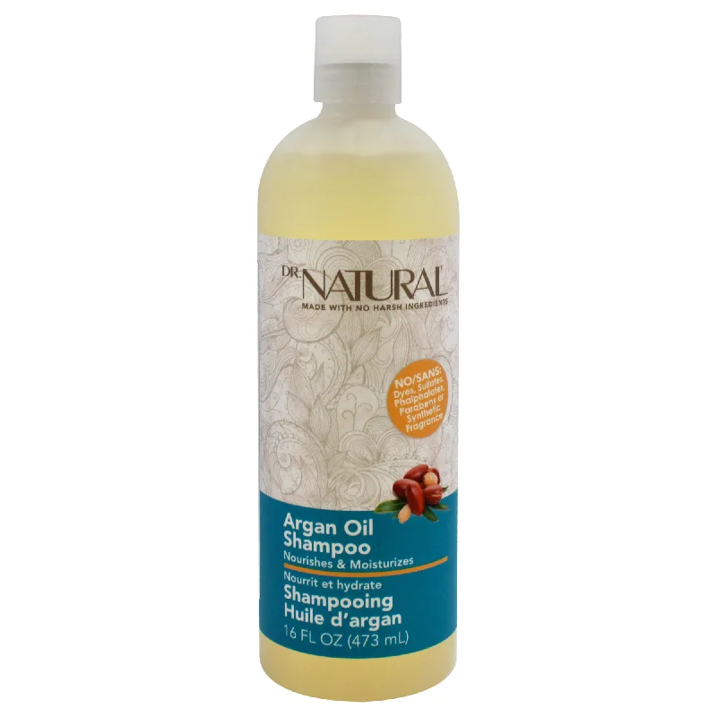 Detoxifying scalp scrub-Dr. Natural Nourishing Shampoo - Argan Oil by Dr. Natural for Unisex - 16 oz Shampoo