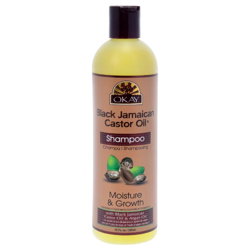 Curl grip gel-Okay Black Jamaican Castor Oil Shampoo by Okay for Unisex - 12 oz Shampoo