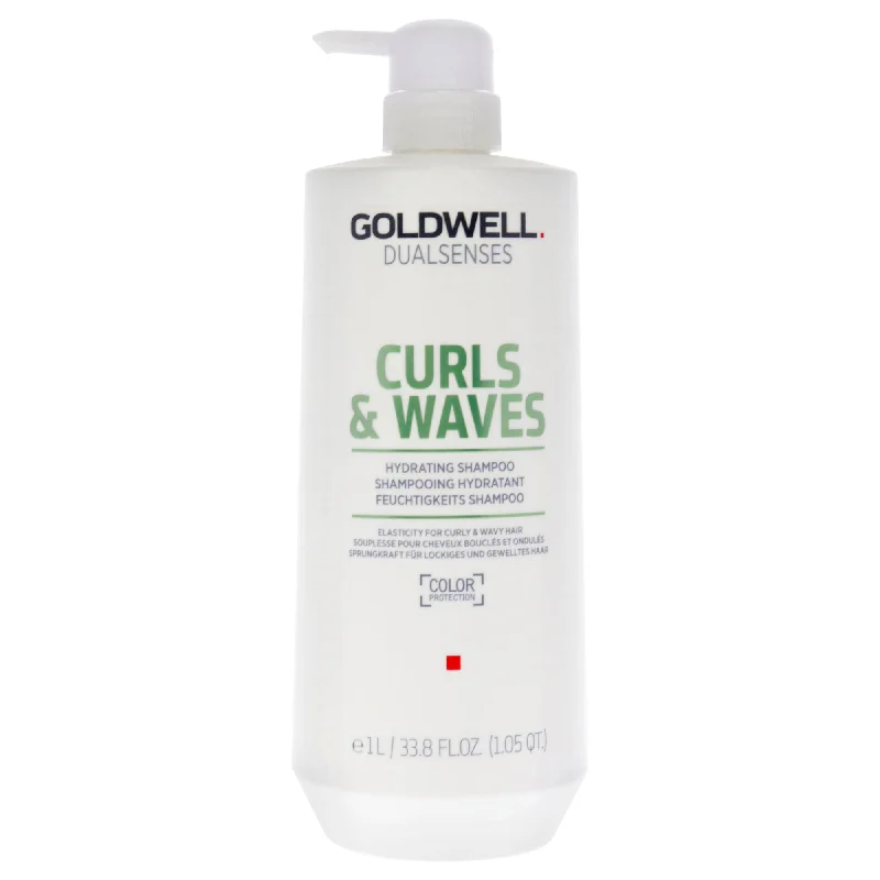 Flake-clear shampoo-Goldwell Dualsenses Curls and Waves by Goldwell for Unisex - 33.8 oz Shampoo