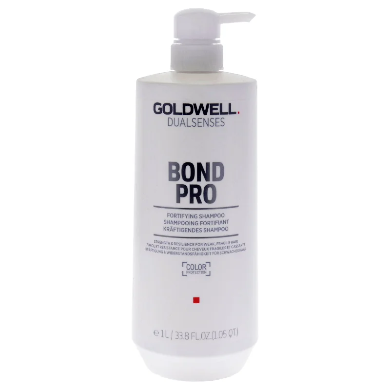 Fluid lotion-Goldwell Dualsenses Bond Pro Fortifying Shampoo by Goldwell for Women - 33.8 oz Shampoo