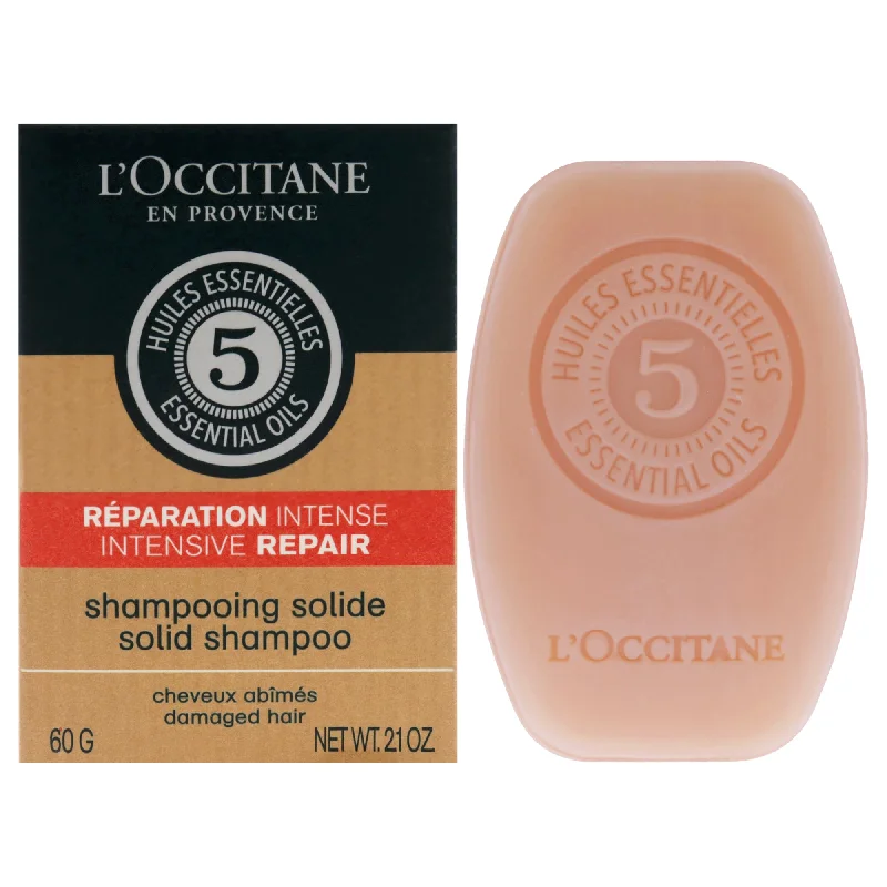 Scalp detoxifying mist-L'Occitane Gentle and Balance Intensive Repair Solid Shampoo by LOccitane for Unisex - 2.1 oz Shampoo