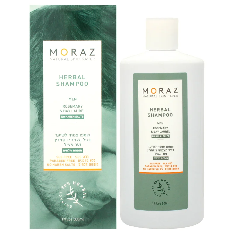 Scalp refreshing lotion-Moraz Men Herbal Shampoo for Normal Hair by Moraz for Men - 17 oz Shampoo