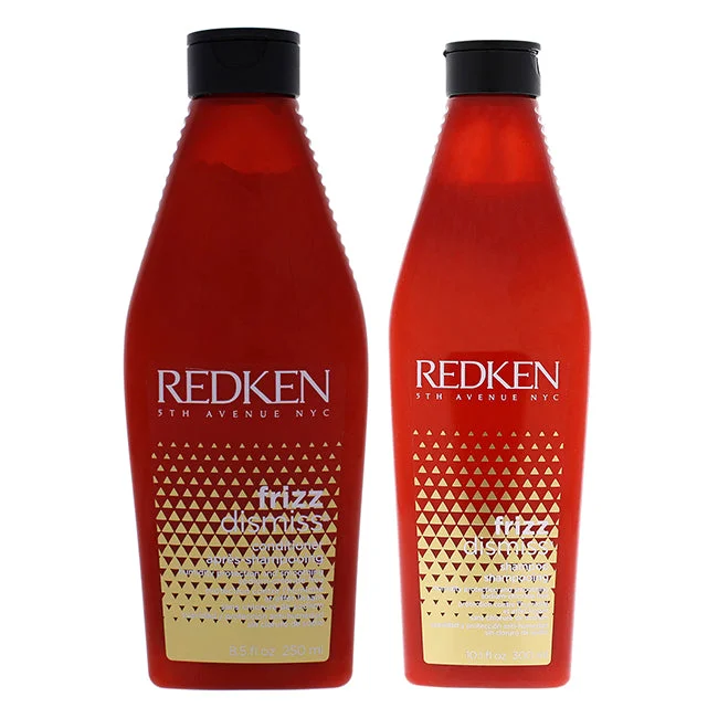 Thickening balm-Redken Frizz Shampoo and Conditioner Kit by Redken for Unisex - 2 Pc Kit 10.1oz Shampoo, 8.5oz Conditioner