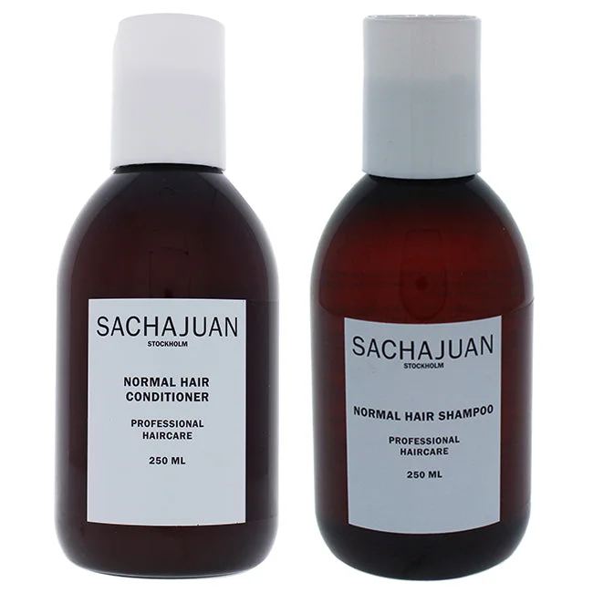 Frizz calming lotion-Sachajuan Normal Hair Shampoo and Condioner Kit by Sachajuan for Unisex - 2 Pc Kit 8.45oz Shampoo, 8.4oz Conditioner