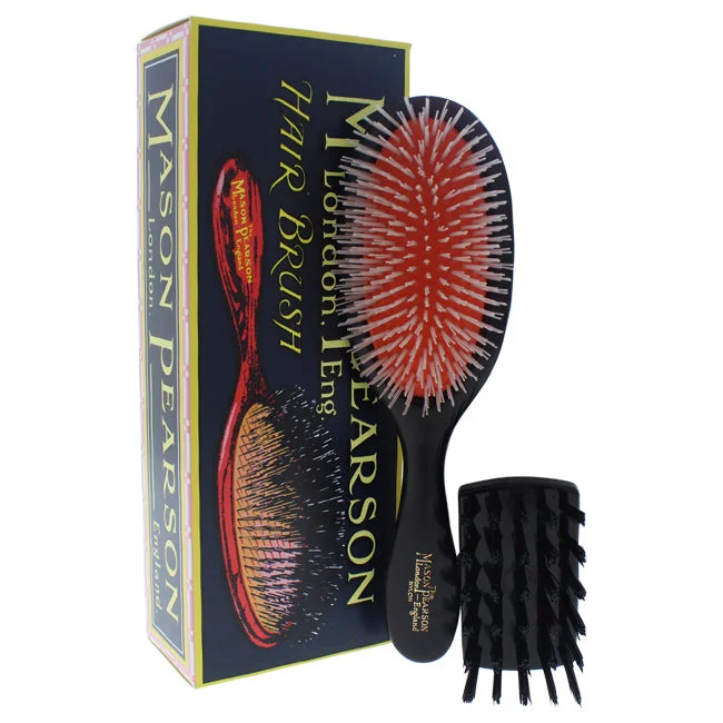 Frizz ease cream-Mason Pearson Handy Nylon Brush - N3 Dark Ruby by Mason Pearson for Unisex - 2 Pc Hair Brush and Cleaning Brush