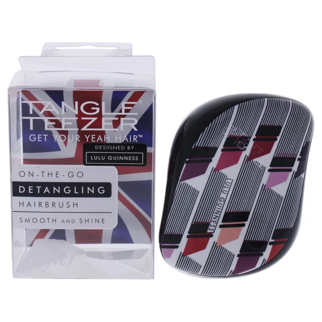 Dew cream-Tangle Teezer Compact Styler Detangling Hairbrush - Lulu Guinness Lip Print by Tangle Teezer for Unisex - 1 Pc Hair Brush