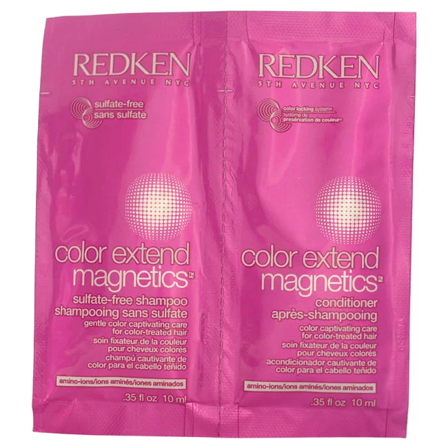 Curl defining mist-Redken Color Extend Magnetics Shampoo and Conditioner by Redken for Unisex - 2 x 10 ml Shampoo & Conditioner