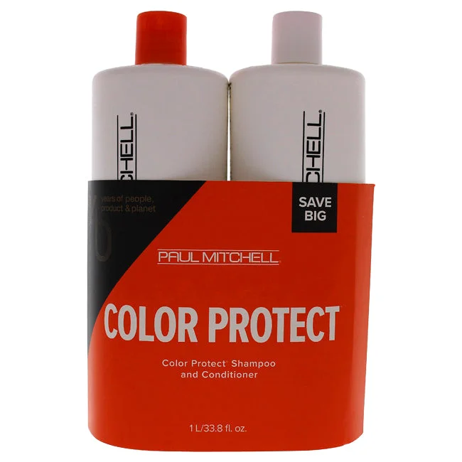 Repairing mist-Paul Mitchell Color Protect Daily Kit by Paul Mitchell for Unisex - 2 Pc Kit 33.8 oz Shampoo, 33.8 oz Conditioner