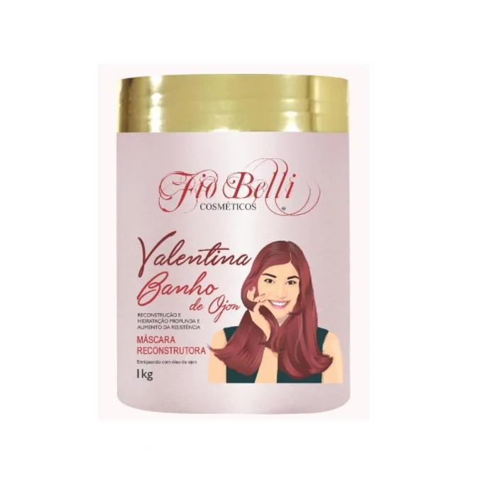 Hair care tips for curl radiance-Reconstruction Valentina Ojon Bath Resistance Brightness Mask 1Kg - FioBelli