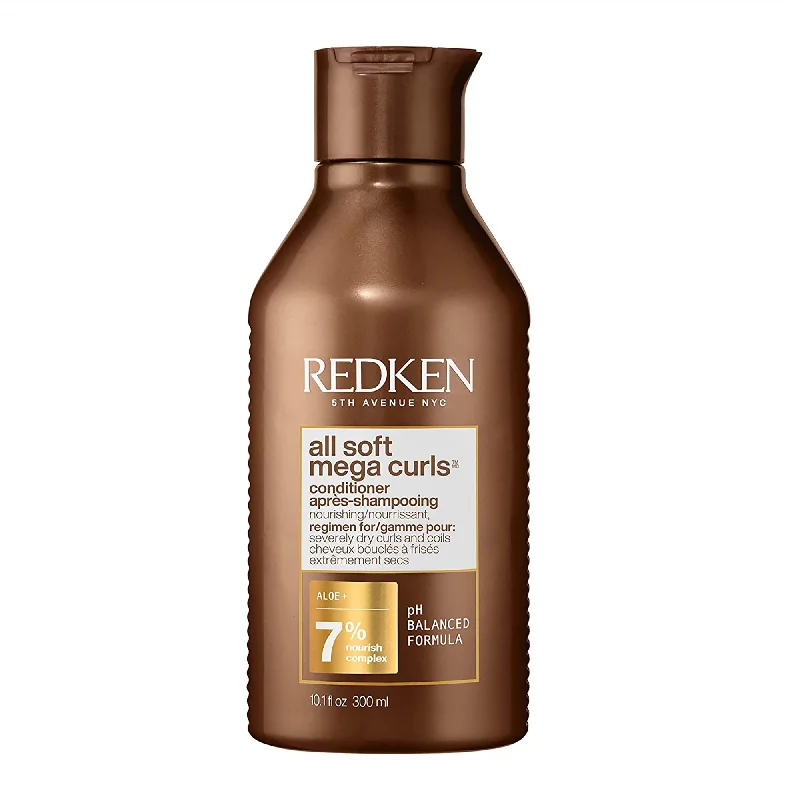 Best hair care for greasy ends-Redken All Soft Mega Curls Conditioner - 10oz