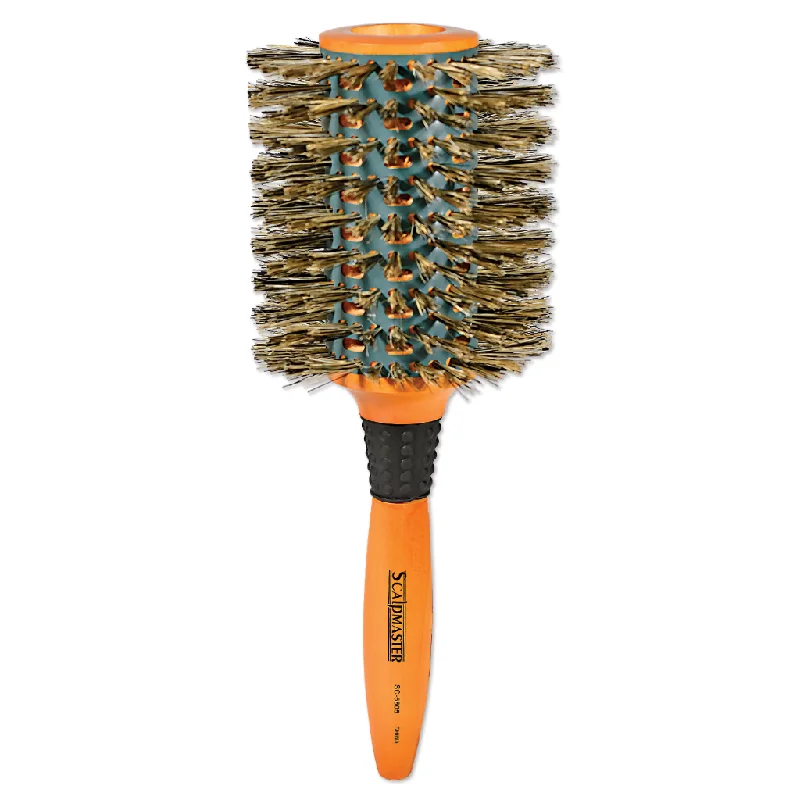 Scalp dew balm-Round 4" CERAMIC VENTED BOAR BRISTLE ROUND BRUSH