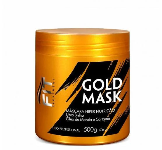 Safflower Marula Coconut Nutrition Shine Gold Treat Mask 500g - Fit Cosmetics