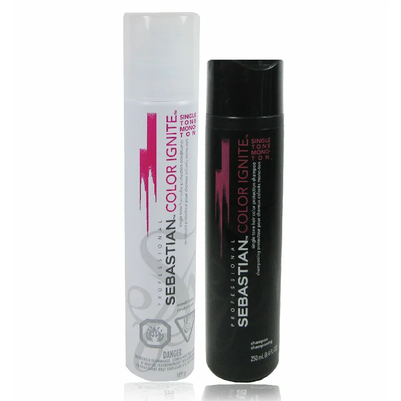 Polish balm-Sebastian Color Ignite Single Tone Shampoo and Conditioner Duo