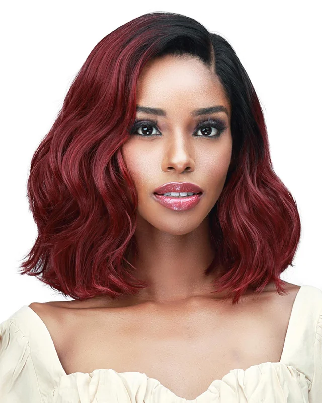 Synthetic wigs with spiked layers-Selia | Lace Front Synthetic Wig by Bobbi Boss