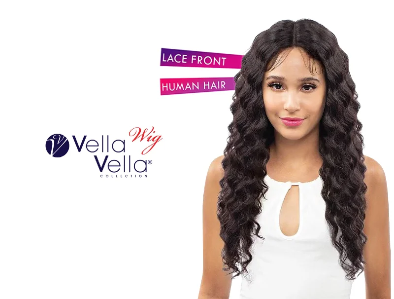 real person hair ring dependable gift-SENSUAL VELLA SS 360 HUMAN LACE WIG -  LOOSE WAVE 26"