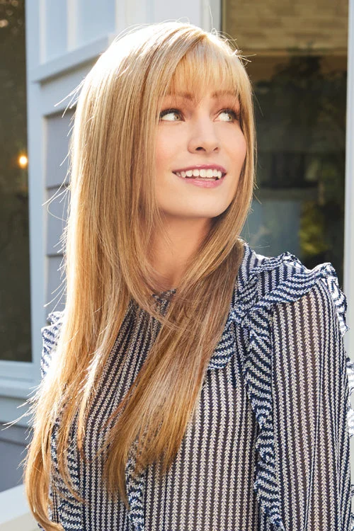 Thermal-safe synthetic wigs-Stevie Synthetic Wig by Amore | Long, Straight | Full Mono Cap