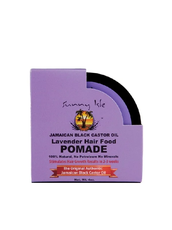 Sunny Isle Jamaican Black Castor Oil Lavender Hair Food Pomade (120ml/4oz)