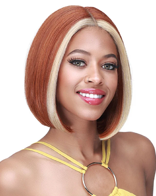 Synthetic wigs with tonal mix-Tacy | Lace Front Synthetic Wig by Bobbi Boss