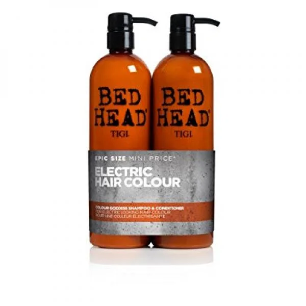 Defining paste-Tigi Bed Head Colour Goddess Tween Shampoo & Conditioner Duo 2 x 750ml