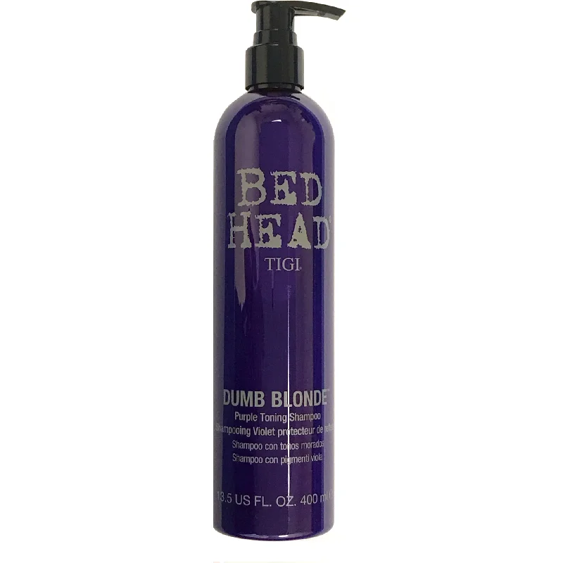 Repairing essence-Tigi Bed Head Dumb Blonde Purple Toning Shampoo 13.50 Oz