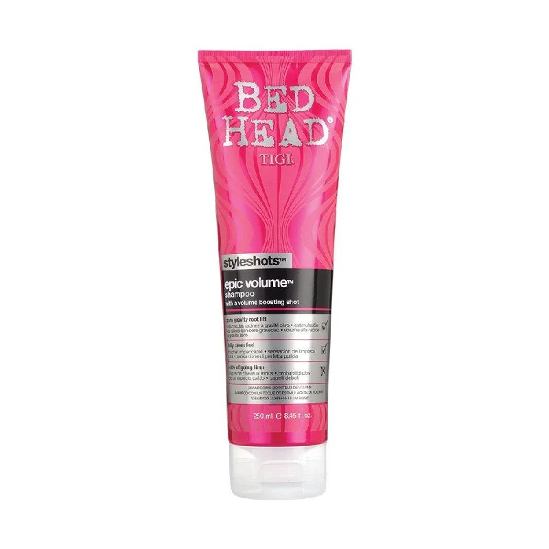 Straightening balm-Tigi Bed Head Styleshots Epic Volume Shampoo 8.45 oz