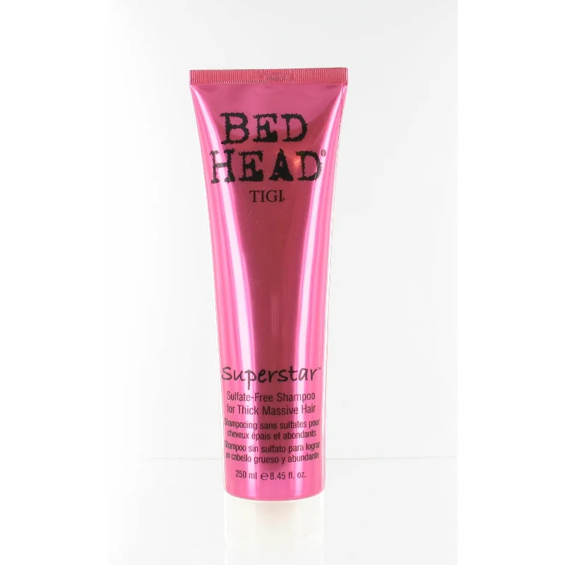 Glue dissolver-Tigi Bed Head Superstar Sulfate-Free Shampoo for Thick Massive Hair 8.45 oz