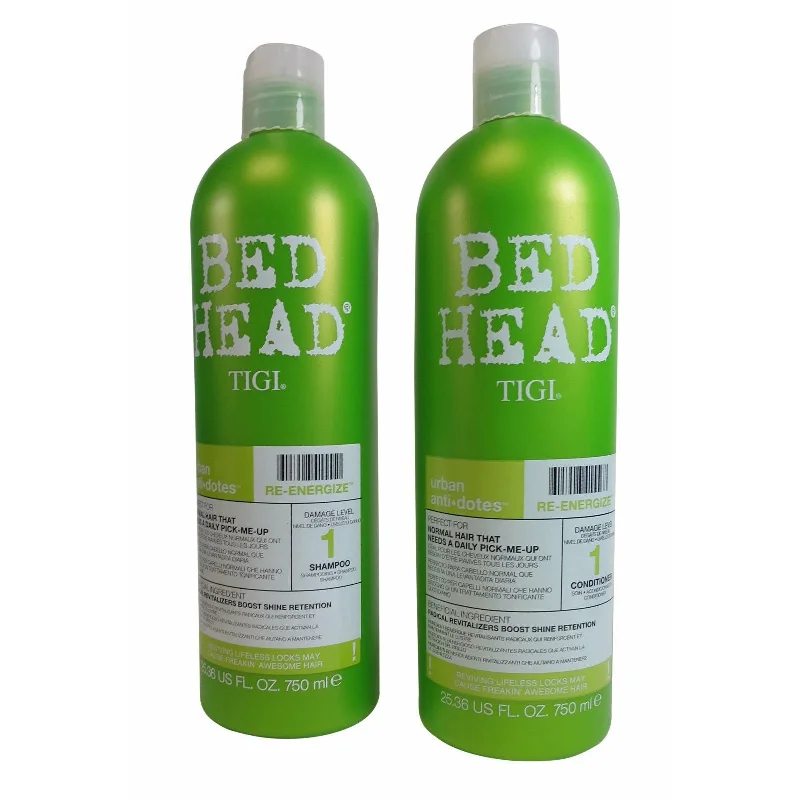 Fluid lotion-Tigi Bed Head Urban Anti-Dotes Re-energize Shampoo and Conditioner Duo 25.36 oz