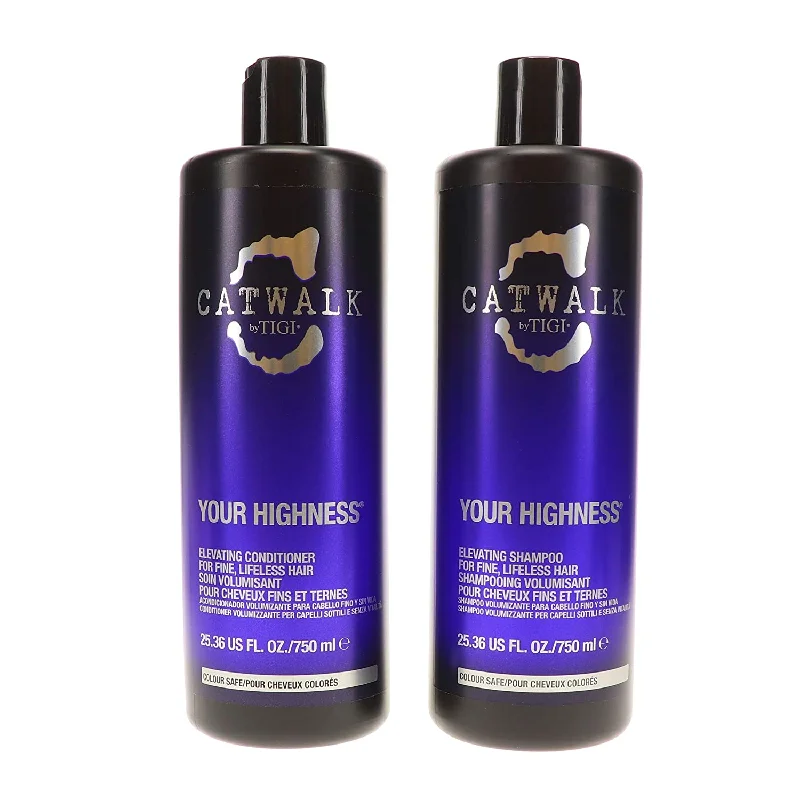 Thinning relief cream-TIGI Catwalk Your Highness Volume Shampoo and Conditioner 25.36 oz Tween Duo