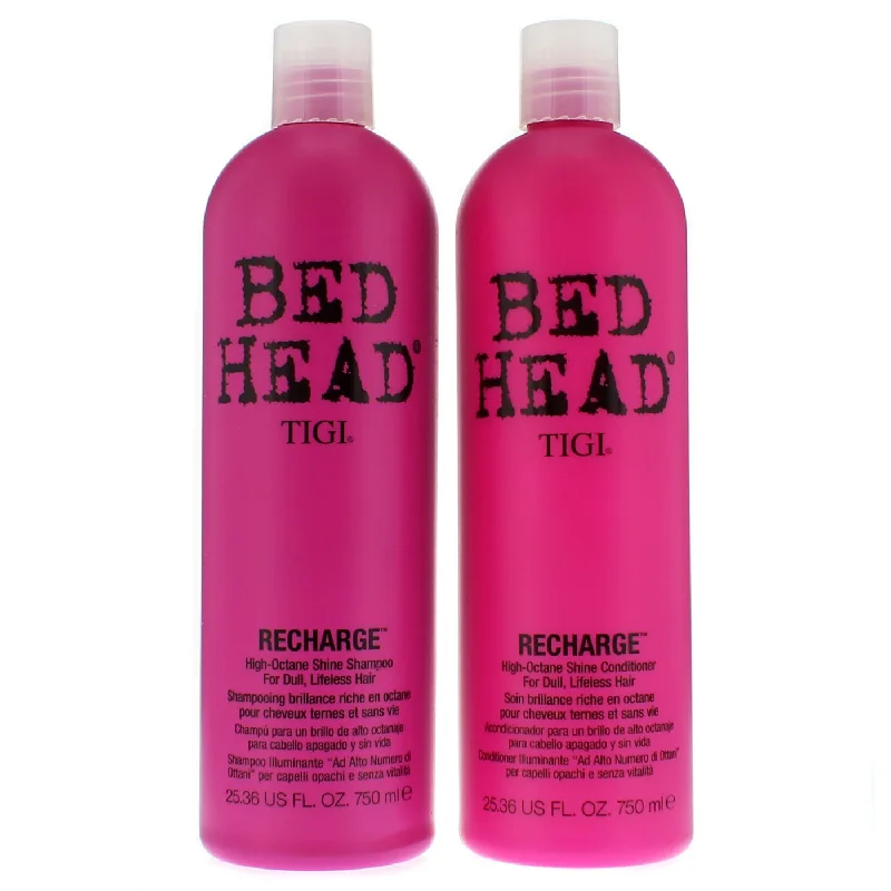 Curl enhancing lotion-Tigi Recharge High Octane Shampoo and Conditioner 25.36 oz Tween Duo