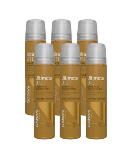 Scalp rinse cream-Ultimate UTI Immediate Reconstruction Hydration Ampoules 6x15ml - Gaboni