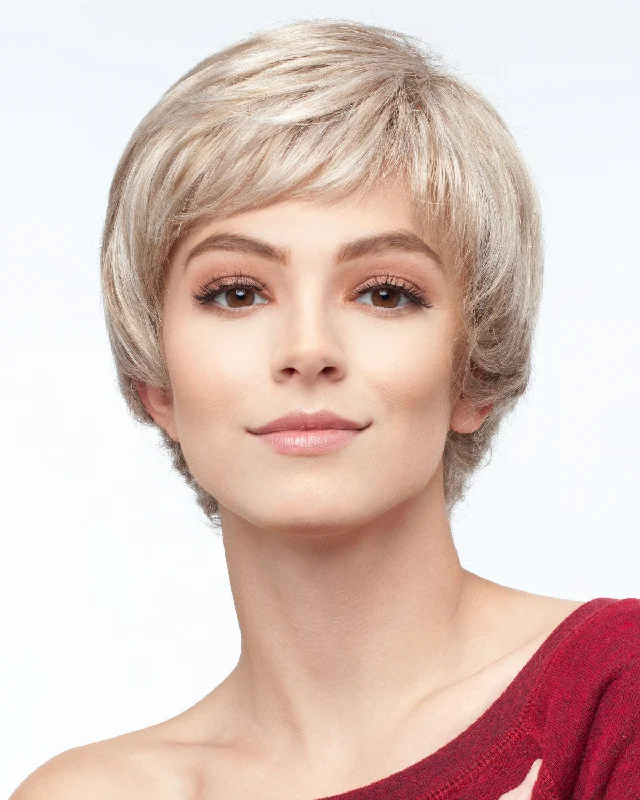 Synthetic wigs for smart casual-Utah II (Exclusive) | Lace Front & Monofilament Synthetic Wig by Dream USA