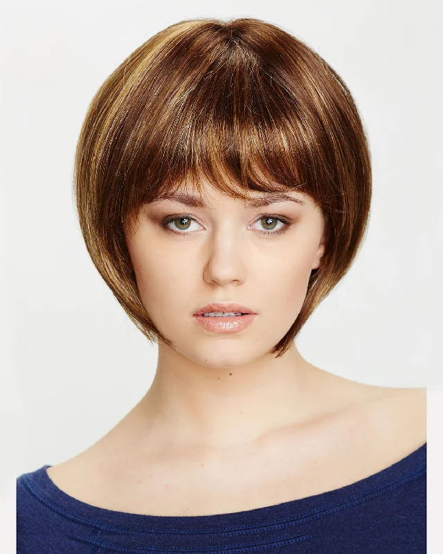 Synthetic wigs for stand-up shows-Vail | Monofilament Synthetic Wig by Dream USA