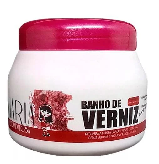 Natural hair care for curl revival-Professional Varnish Bath 4 in 1 Hair Treatment Mask 250g - Maria Escandalosa