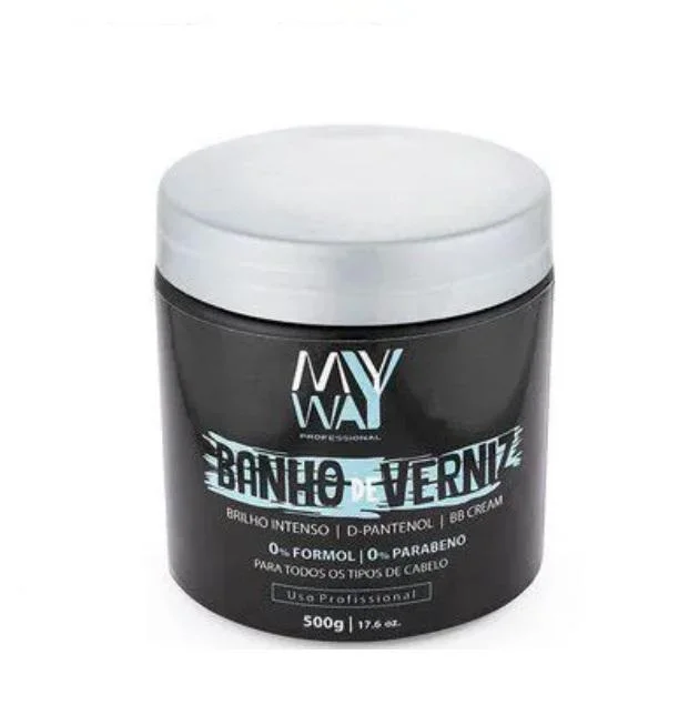 Best hair care for greasy ends-Varnish Bath Faints Hair Desmaia Cabelo Banho de Verniz Mask 500g - My Way