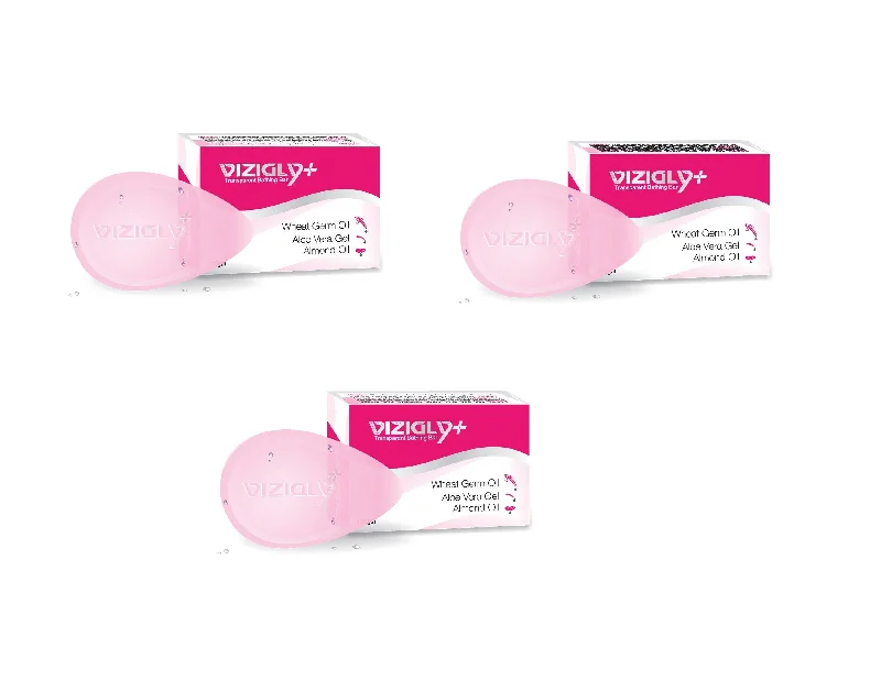 Scalp rinse cream-Vizigly+ Transparent Glycerine Soap, 100gm