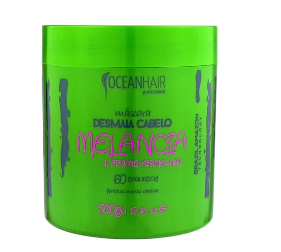 Natural hair care for radiance-Watermelon Mask "Faints Hair" 60 seconds 500g - Ocean Hair