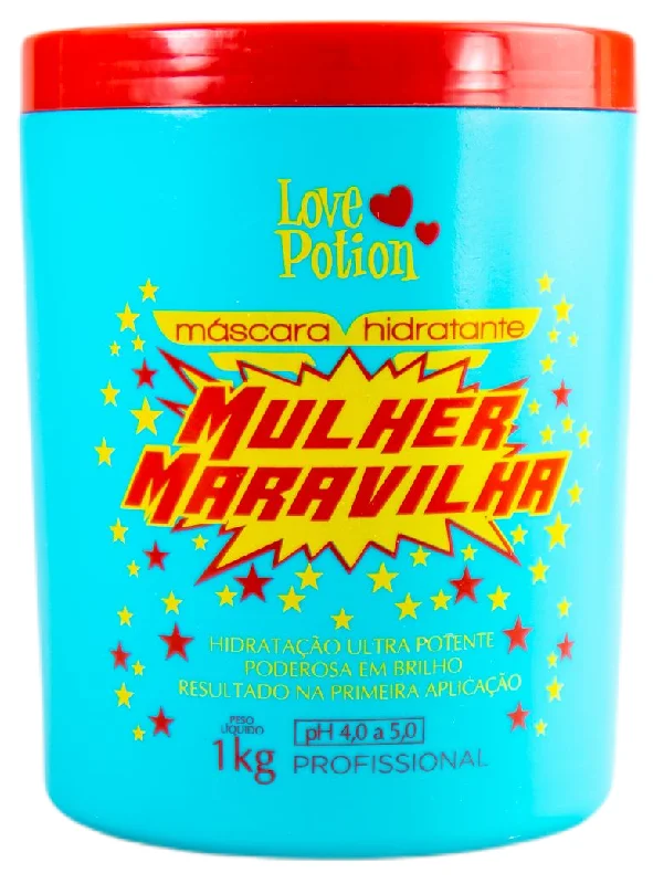 Hair care for muted curls-Professional Wonder Woman Moisturizer Hair Treatment Mask 1Kg - Love Potion